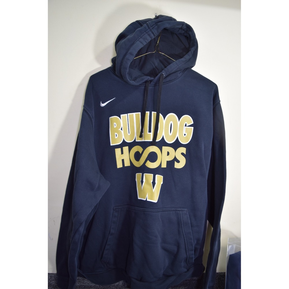 Nike Westfield High School Bulldog Hoops Basketball Hoodie Mens 2XL Black Gold